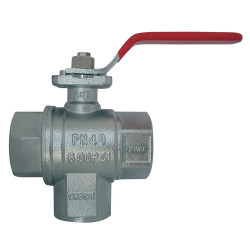 3-ways vertical ball valve,...