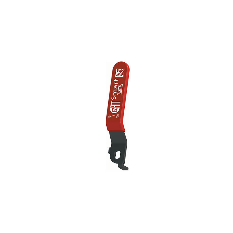 Smart red flat handle, anti-corrosion plated steel