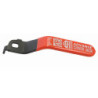 Advance red flat handle, anti-corrosion plated steel