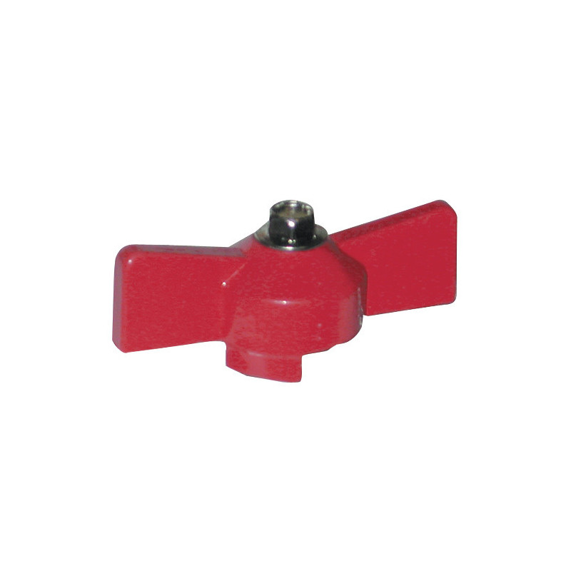 Aluminium red butterfly handle (for Advance valve ≤ 2014)