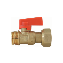 Ball valve with swivel nut...