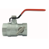 Female/Female drain valve, red flat handle