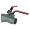 Y double ball valve, Female/Female/Female