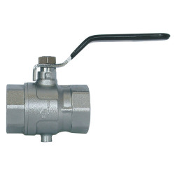 Ball valve with pressure...