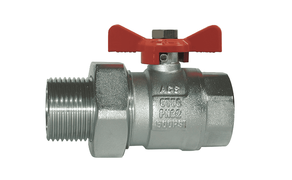 BALL VALVE WITH SWIVEL NUT