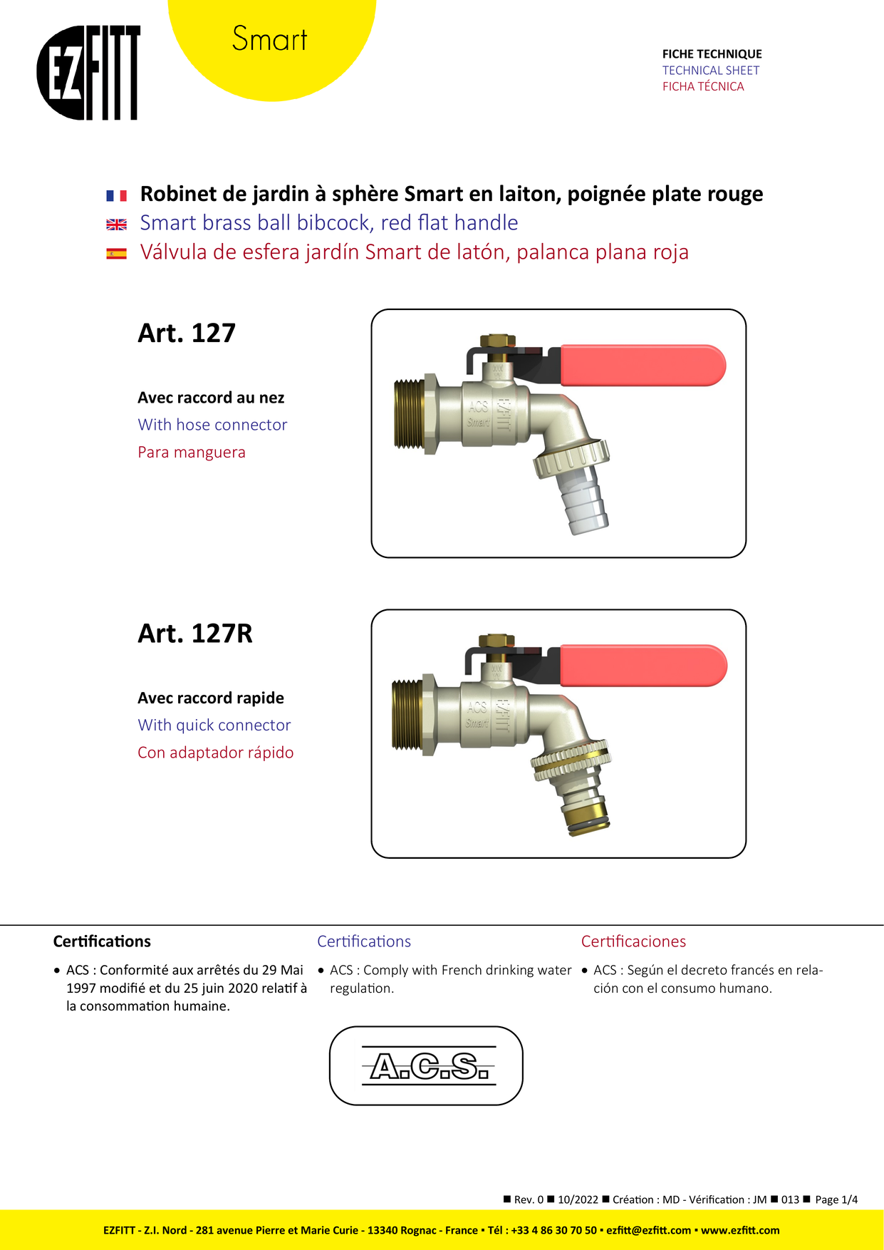 Fiche technique - Smart -...